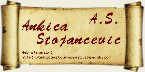 Ankica Stojančević vizit kartica